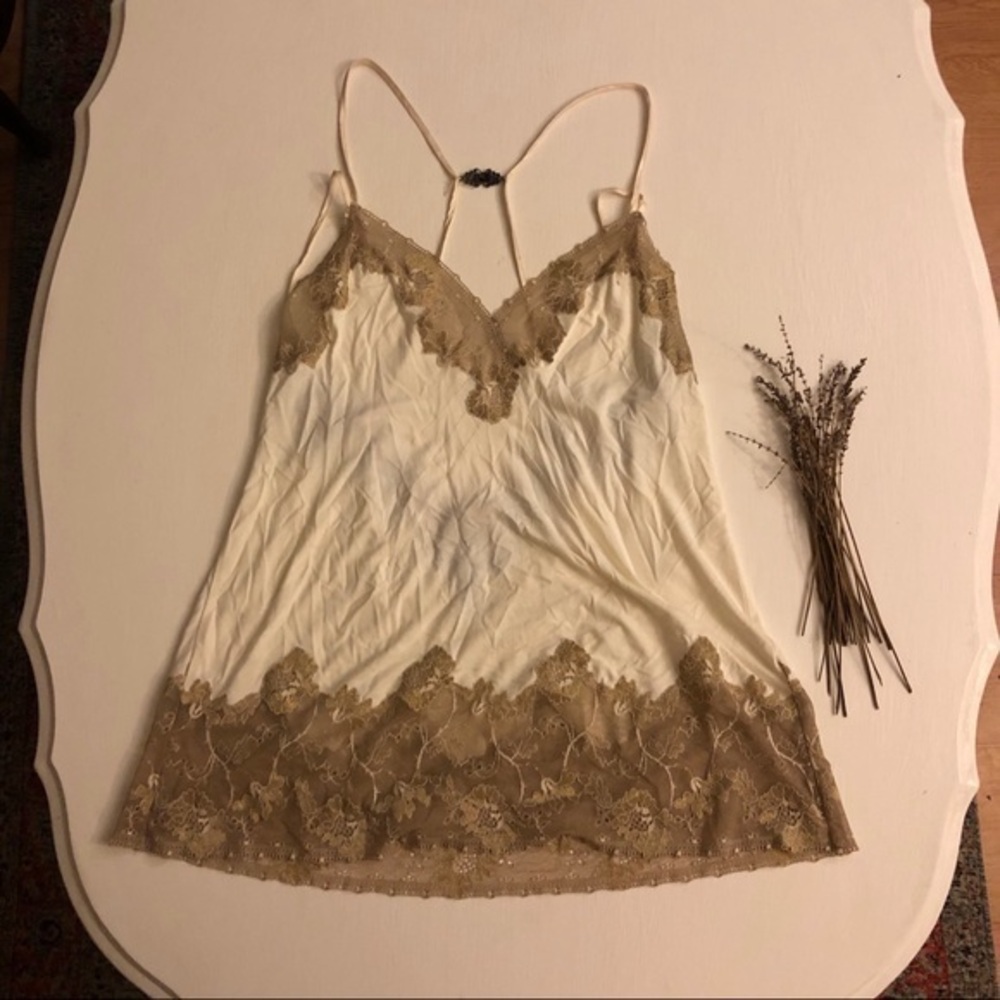 Cool Nights Silky Lace Nighty Slip